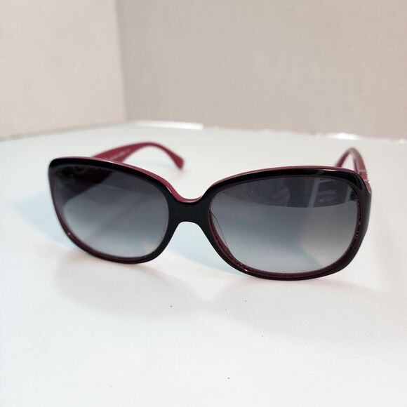 Michael Kors Womens Grenadines (M27695) Sunglasses Black Magenta with Case - Picture 3 of 10